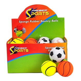 Sport Bouncy Balls in Display (24 pcs.)