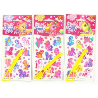 MY LITTLE PONY RUB-ON TRANSFERS / STICKERS (24 pcs)