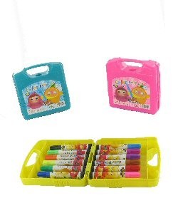 12 Felt-Tip Pens in Carrying Case (10 pcs.)
