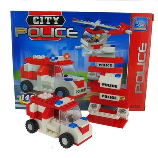 BRICKS POLICE BUILDING BLOCKS (2 pcs.)