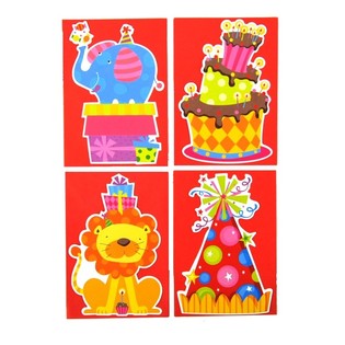 BIRTHDAY UITNODIGINGDKAARTEN + ENVELOPE (24st).