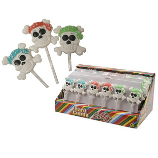 Pirate Lollipops in Display Box (48 pcs)