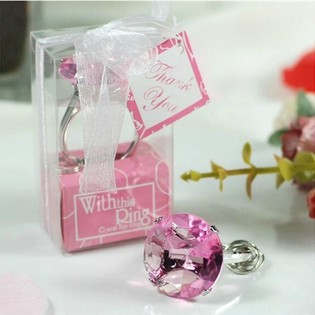 Wedding Ring Wedding Favor in Gift Box (6 pcs)