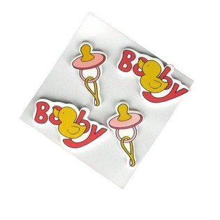DECORATION STICKERS - BABY PINK (20 pcs.)