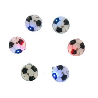 LED LIGHT-UP FOOTBALL BADGE BUTTON (25 pcs)