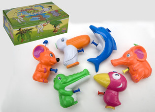 Animal Water Pistols in Display (18 pcs.)