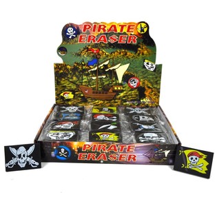 Square Pirate Eraser (60 pcs)