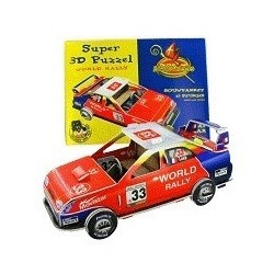 SUPER 3-D PUZZLE "WORLD RALLY" (6 pcs)
