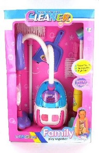 Large Toy Vacuum Cleaner Set with Accessories