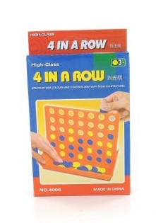 FOUR IN A ROW GAME - MEDIUM (3 pcs)