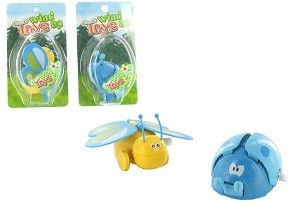 Wind-Up Insects on Card (12 pcs.)