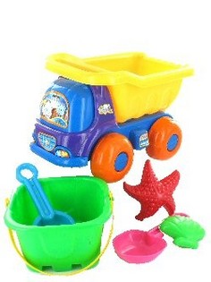 LARGE BEACH TOY SET - DUMP TRUCK MODEL (2 pcs)