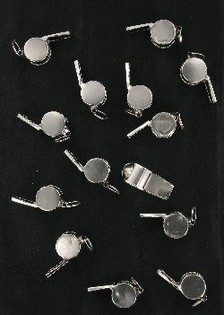 METAL REFEREE WHISTLES (100 pcs.)
