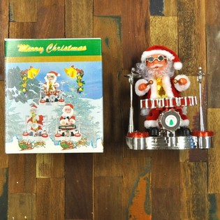 SANTA CLAUS WITH DRUM KIT (2 pcs)