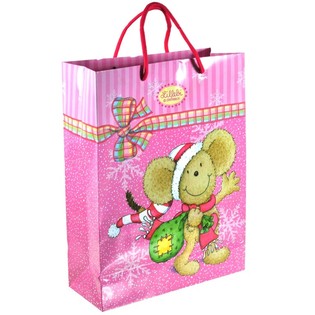 CHRISTMAS PACKAGE BAGS 10 x 25.5 x 33.5 CM. (6 pcs.)
