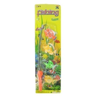Magnetic Fishing Game: Rod + 4 Fish (12 pcs.)