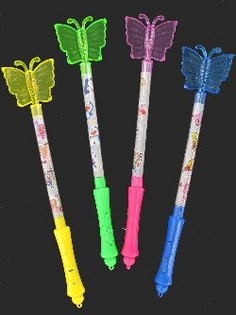 LED Butterfly Flashing Wand (21 pcs)