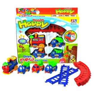 TOY TRAIN WITH TRACKS (2 pcs)