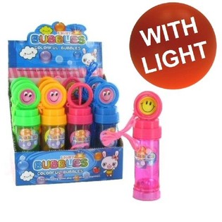 Light-Up Smiley Bubble Blowers (12 pcs)