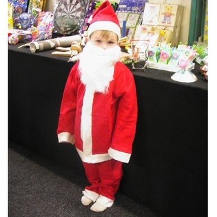 Kids Santa Suit Costume | 4-Piece Christmas Set