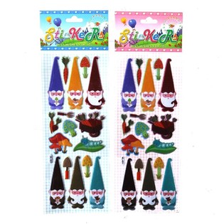 Gnome Sticker Sheets (2x20 pcs)