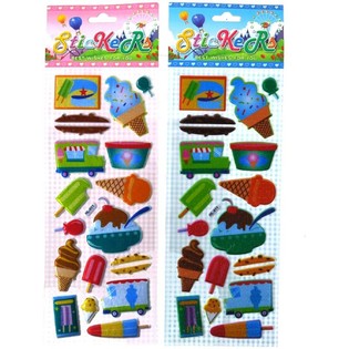Ice Cream Sticker Sheets (2x20 pcs)