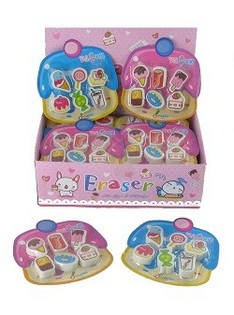 Snackbar Erasers in Display (24 pcs)