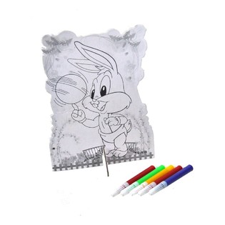 Coloring Page with Felt-Tip Pens (10 pcs)