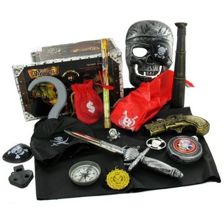 14-Piece Pirate Box Toy Playset