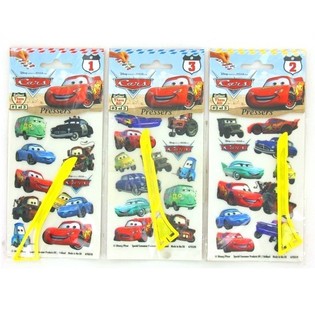 DISNEY CARS RUB-ON TRANSFER STICKERS (24 pcs)