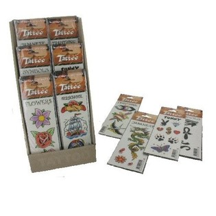 TATTOO STICKERS ON DISPLAY (72st.)