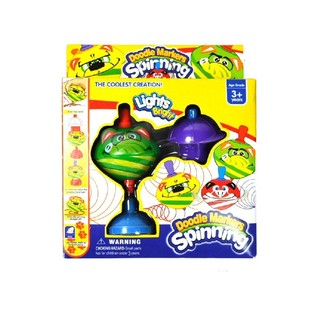 Animal Spinning Tops with LED Lights (6 pcs.)