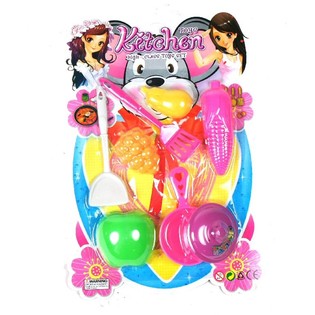 Toy Kitchen Play Set on Card (6 pcs.)