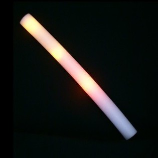 LED Single Color Foam Stick - Party Baton - Orange (24 pcs)