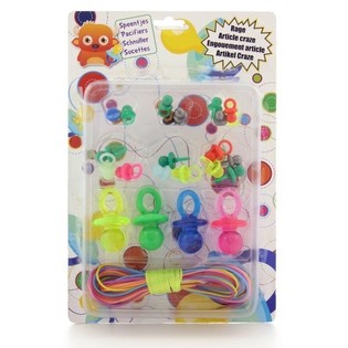 DIY Pacifier Necklace Craft Kit (12 pcs)