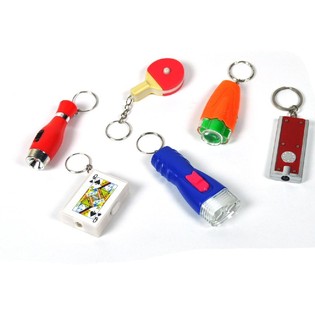 Assorted Light-Up Keychains (48 pcs)