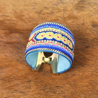 Luxury Bracelet Ocean Blue | Wide Ibiza Style