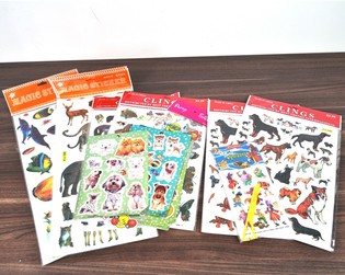 REMAINING ASSORTED STICKER SHEETS (32st.)