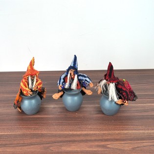 WITCHES END SAVINGS POTS (3 pcs)