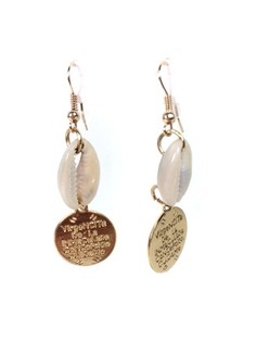 Shell Earrings - Ibiza Style (1 pc)