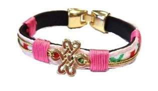 Pink Ibiza Style Bracelet (1 pc)