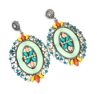 Turquoise Earrings (1 pc) - Ibiza Style