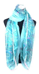 Ibiza Look Scarf Turquoise (1 pc)