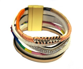 Ibiza Style White Bracelet (1 pc)