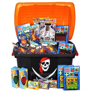 Large Pirate Treasure Chest Lucky Dip (With 100 Luxury Toys)