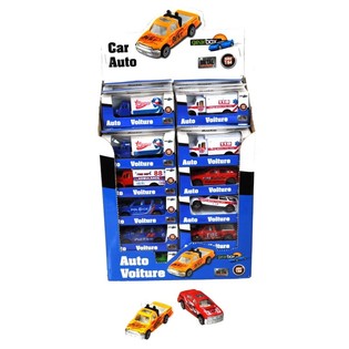 Die-Cast Metal Vehicles in Display (36 pcs)
