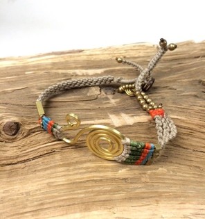 Handmade Originals Ibiza Bracelet Taupe (1 pc)