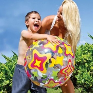 Large Beach Ball 61 cm (12 pcs) - Wholesale Toys