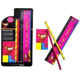 4-PIECE ON MAP writing set (6pcs.)