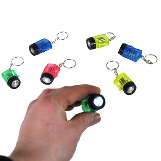 Miniature Torch Keychains (96 pcs)
